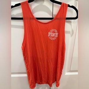 Victoria Secret Pink Tank top with low back.